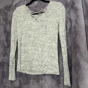 Small grey long sleeve shirt